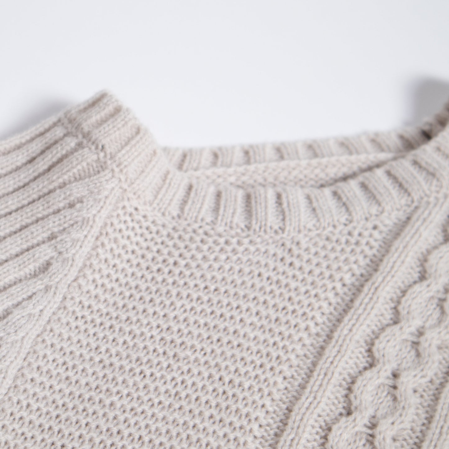 Asymmetrical Cable Sweater